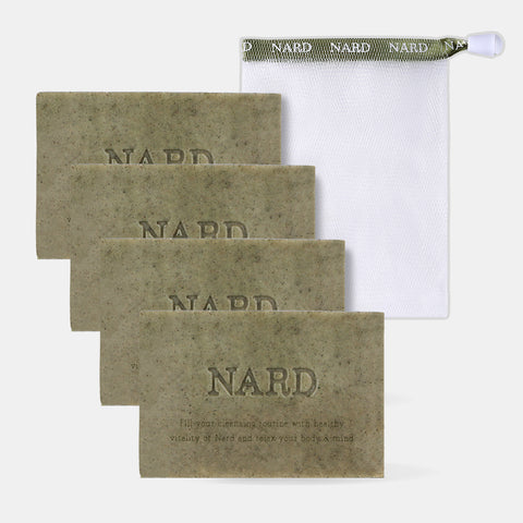 Nard Houttuynia Cordata Soap 100g (4 Pack)