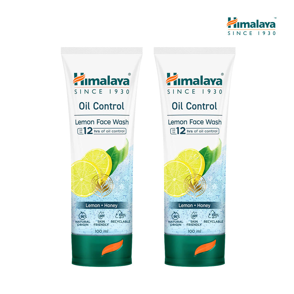 Himalaya Oil Control Lemon Face Wash Gel 100ml (1+1)