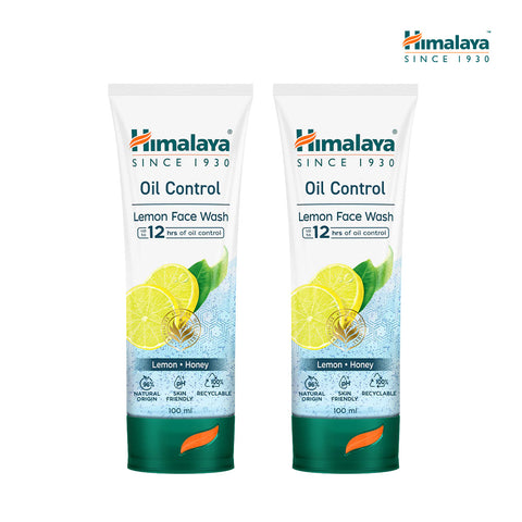 Himalaya Oil Control Lemon Face Wash Gel 100ml (1+1)