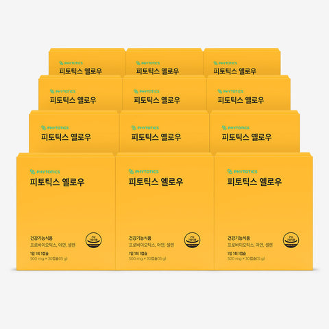 Phytotics Yellow Women's Vaginal-Origin Probiotics 500mg x 30 Capsules 12-Pack