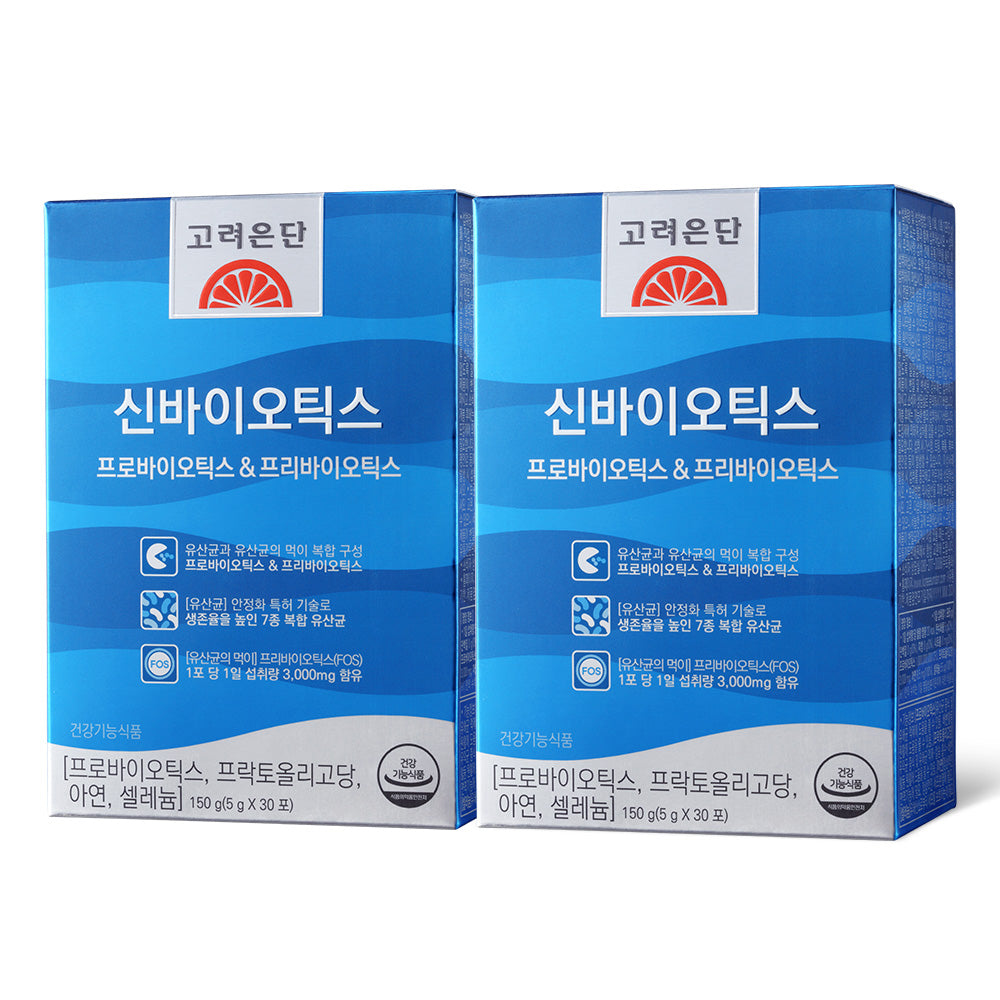 Koreaeundan Shinbiotics Probiotics & Prebiotics 5g x 30 sachets (2 Pack)