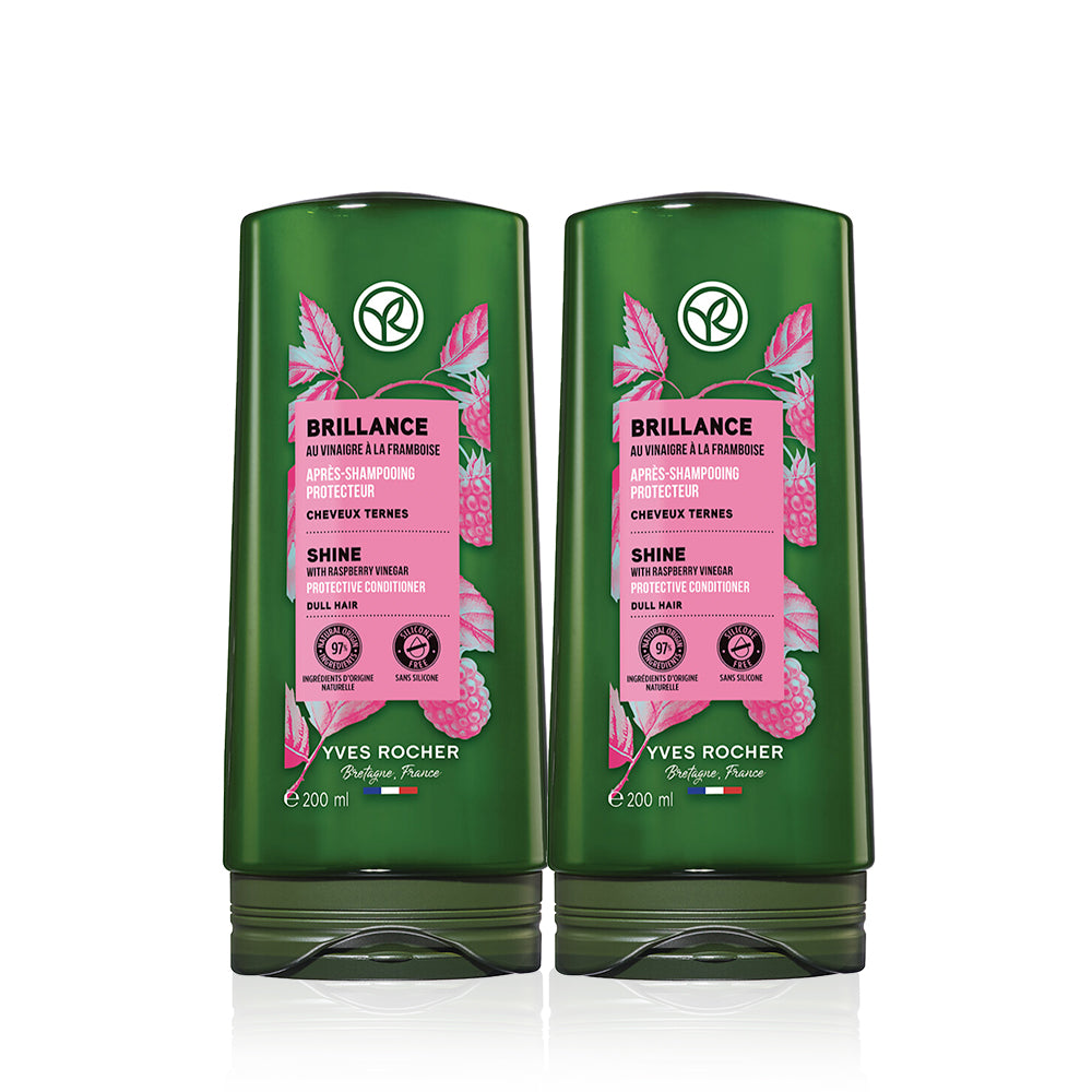 Yves Rocher Raspberry Shine Conditioner 200ml (2 Pack)