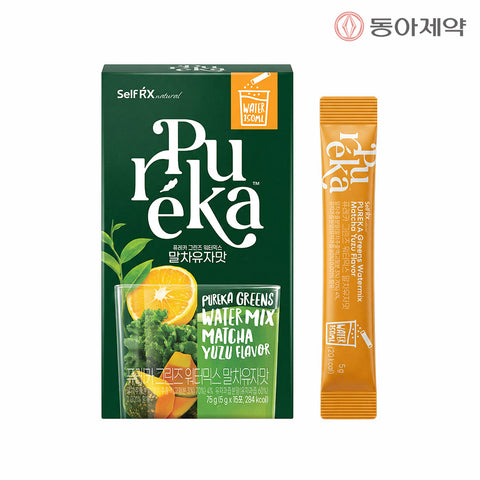 Dong-A Pharm Pureca Drinkable Salad Greens Water Mix Matcha Yuzu 15 Sticks