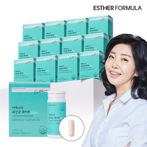 Esther Formula Yeo Esther Probiotics White 500 mg 30 Capsules (13 Pack)