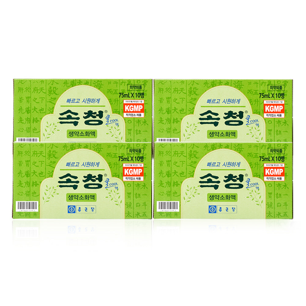 Chongkundang Sokcheong Cool 75ml x 10 bottles (4 Pack)