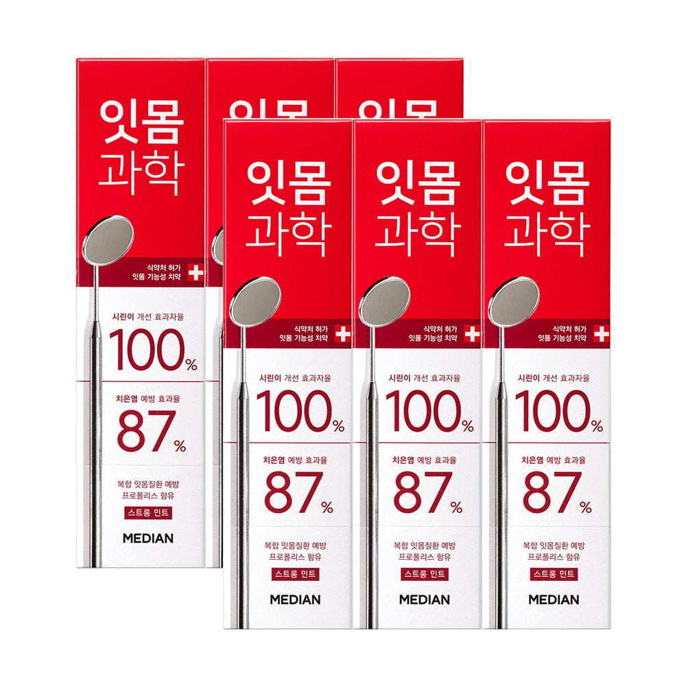 Median Gum & Bad Breath Science Toothpaste (120g x6)