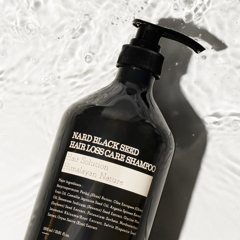 Nard Blackseed Hair Loss Shampoo 1000ml (2 Pack) Black Bean, Black Sesame, Caffeine