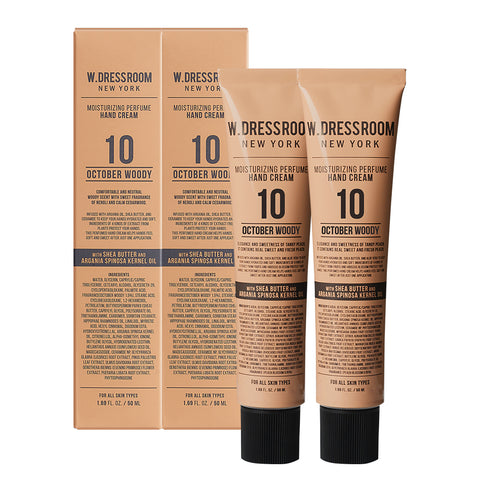 W.Dressroom Perfume Hand Cream No.10 October Woody 50ml (2 Pack)