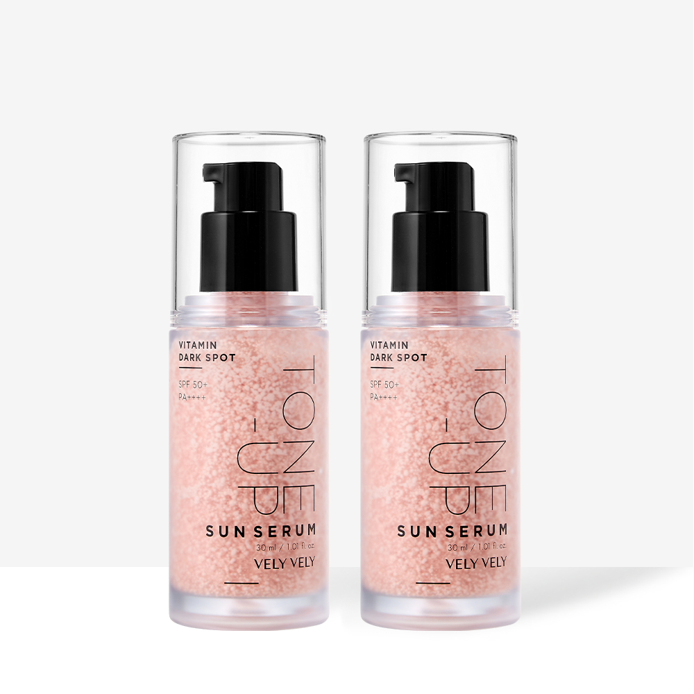 VELY VELY Vitamin Tone-Up Sun Serum 30ml (2 Pack)