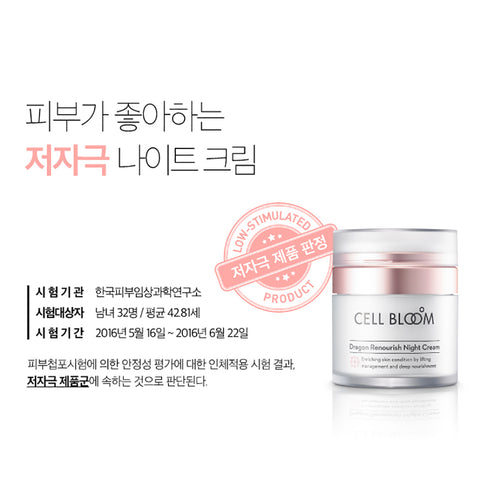 CellBloom Dragon ReNourish Stem Cell Night Cream 50ml (2 Pack)