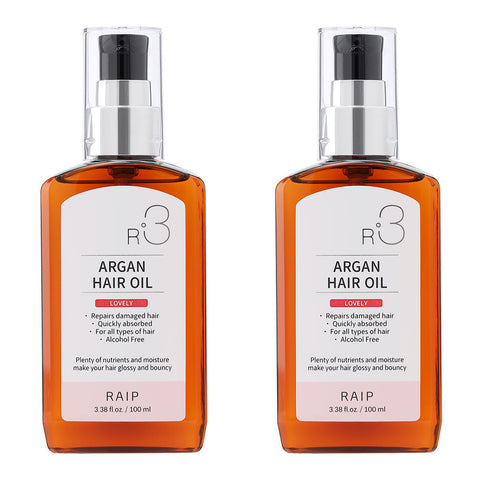 RAIP R3 Argan Hair Oil Essence + R2 No-Wash Treatment 2-Piece Set