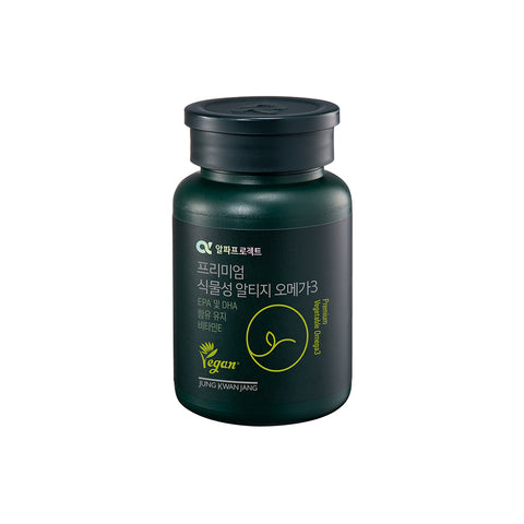 JungKwanJang Alpha Project Premium Plant-Based rTG Omega-3 390 mg 60 Capsules