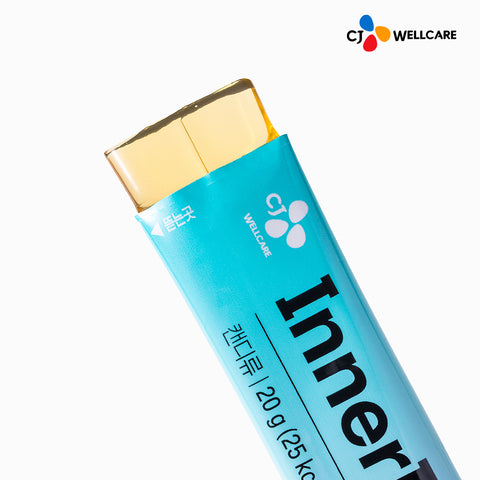CJ Wellcare Innerb PDRN Stick Jelly - Low-Molecular Fish Collagen, Hyaluronic Acid & Mucin, 14 Sachets (3 Pack)