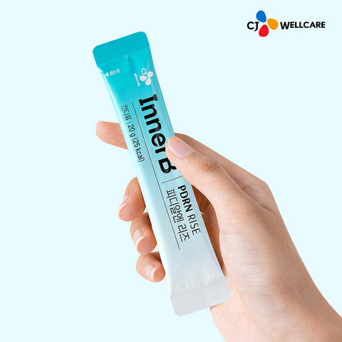 CJ Wellcare Innerb PDRN Stick Jelly - Low-Molecular Fish Collagen, Hyaluronic Acid & Mucin, 14 Sachets (3 Pack)