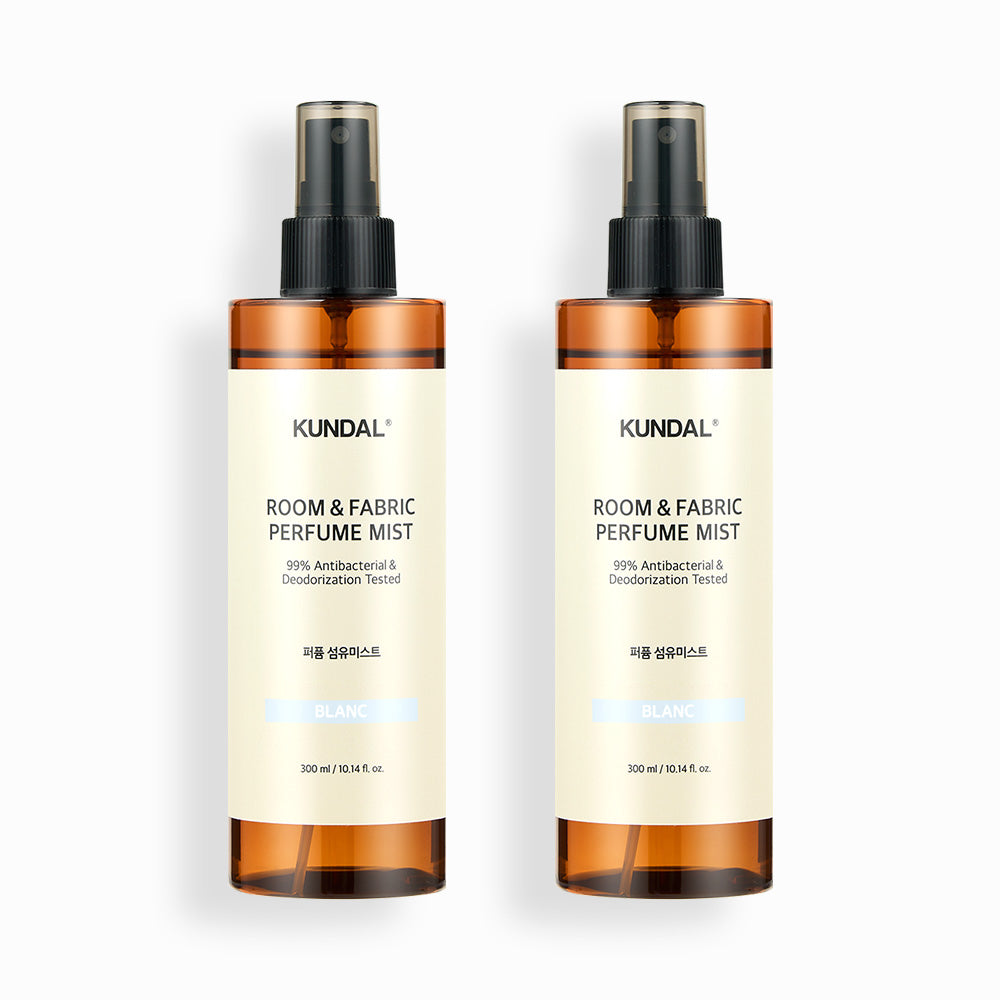 Kundal Perfume Room & Fabric Deodorizer 2-Piece Set Blanc 300ml
