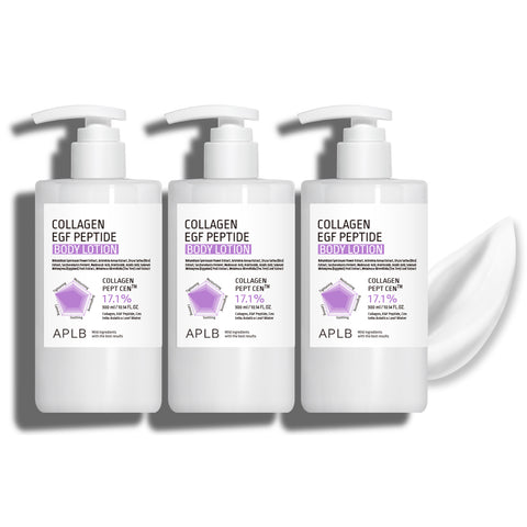 APLB Collagen EGF Peptide Body Lotion 300ml (3 Pack)