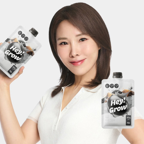 Foodology Hey Grow Grain Flavor Low-Sugar Protein Shake for Hair Loss 7-Day Supply
