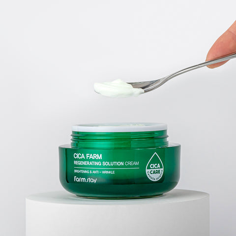 Farmstay Cica Hydration Booster Ampoule + Cream Set (2-piece)