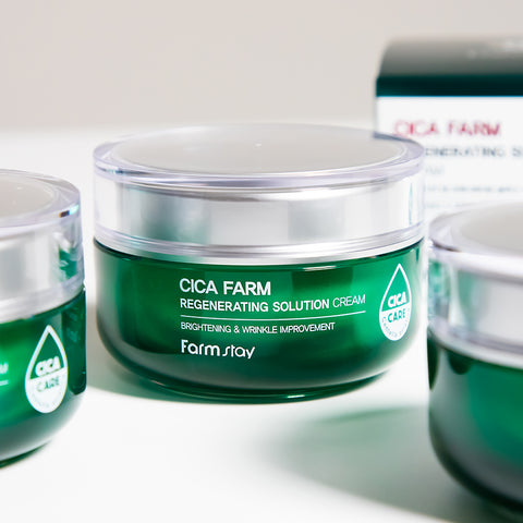 Farmstay Cica Hydration Booster Ampoule + Cream Set (2-piece)