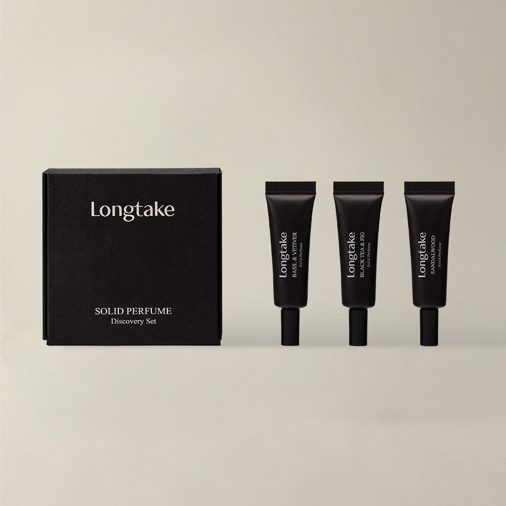 Longtake Solid Perfume Discovery 3-Piece Kit