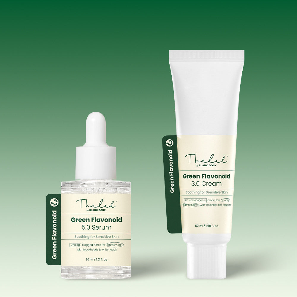 THE LAB by blanc doux Green Pla Pore Soothing Set - Serum 30ml + Cream 50ml