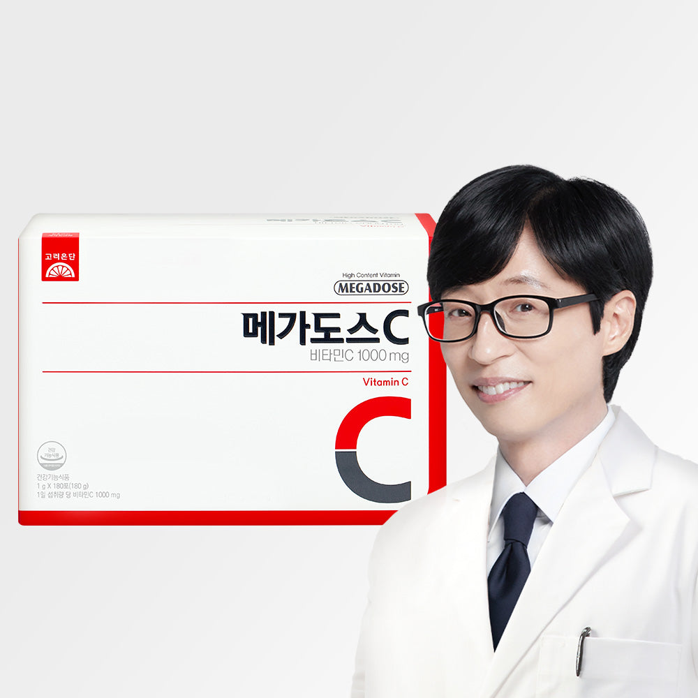 Koreaeundan Megadose C Vitamin C 1000 mg 180 Sachets (180 g)