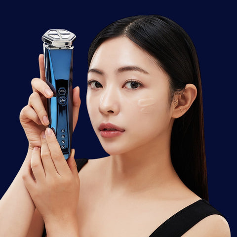 Pearlcare DeepBlue Pro (2nd Gen) Facial RF & EMS Beauty Device Cooling Blue