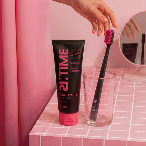 Clio Dentimate ReTime Pink Balance Soft Ultra-Fine Toothbrushes - 12 Pack
