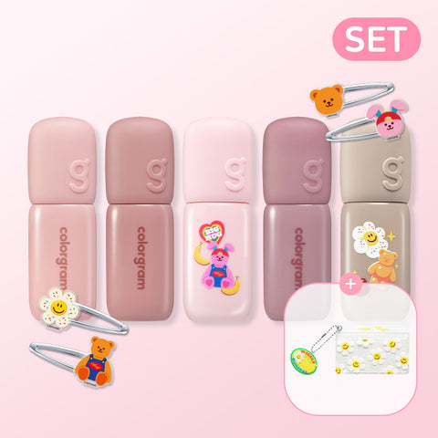 Colorgram Geek Nude Color Cover Tint 5g 5-Shade Full Set