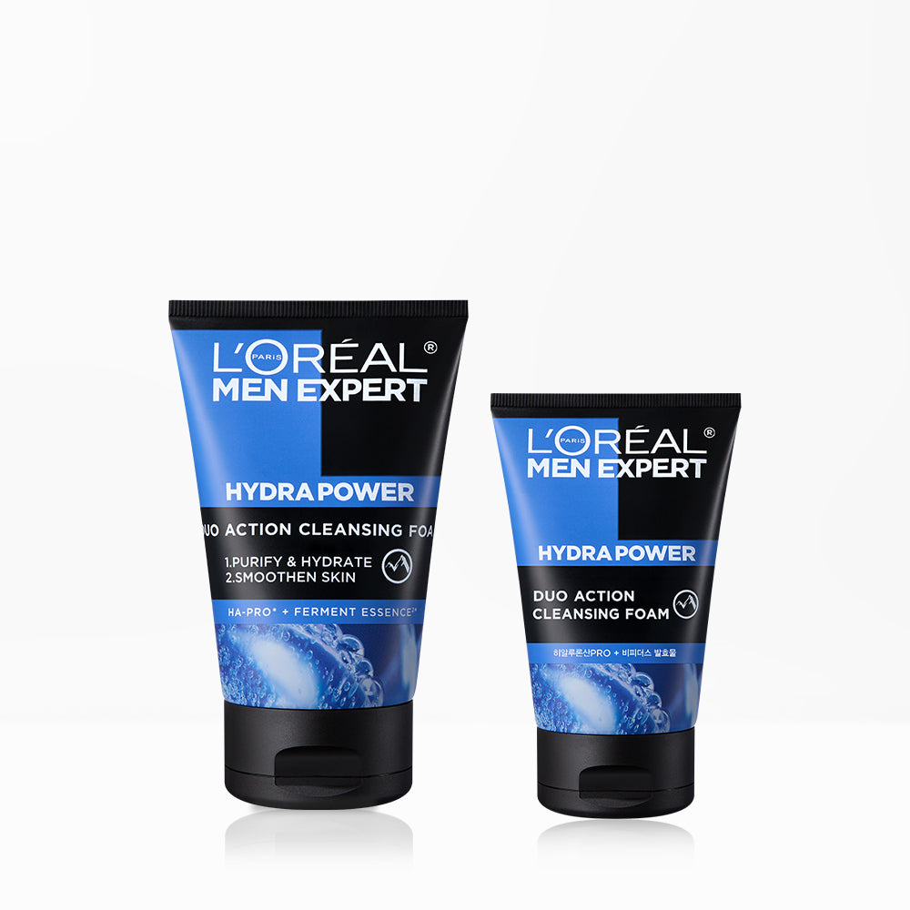 L'Oreal Paris HydraPower Aqua Cleansing Foam 100ml (+ Duo Foam 50ml)