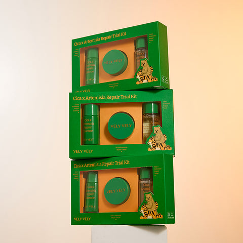 VELY VELY Cica Injin Mugwort Repair Trial Travel Kit (3 piece)