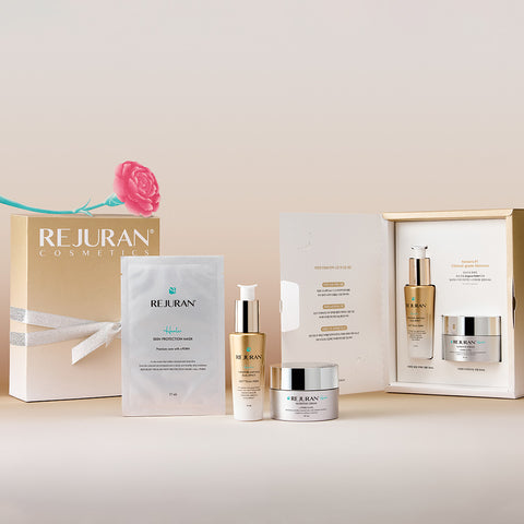 Rejuran PDRN Elastic Skin-Boosting Set (Dual Effect 30mL + Nutritive Cream 50mL + Skin Protection Mask 1pc)