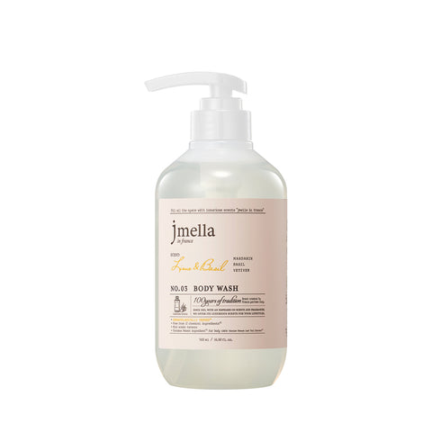 jmella Lime & Basil Perfume Body Wash 500ml