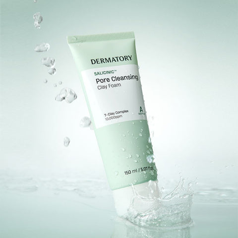 Dermatory Salicinic Pore Cleansing Clay Foam 150ml (Mildly Alkaline)