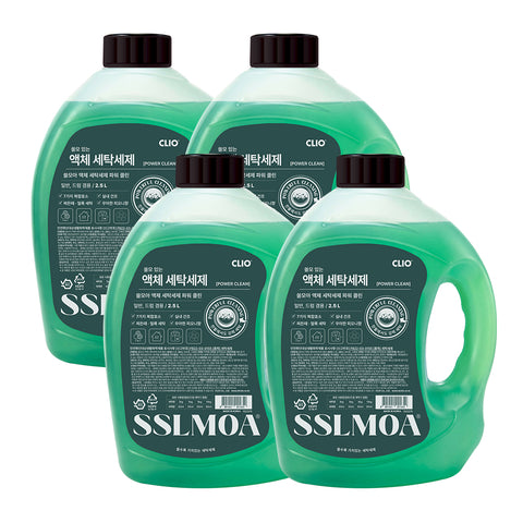 Clio Sseulmoa PowerClean Indoor-Dry Laundry Detergent Peony Scent 2.5L x4