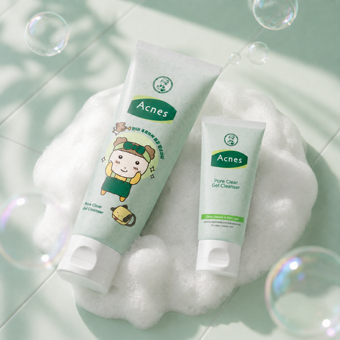 Acnes Pore Clear Gel Cleanser 125ml (Maru Edition)