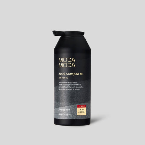 MODAMODA Zero Gray Black Shampoo 10 - 300g + Big Volume Brush