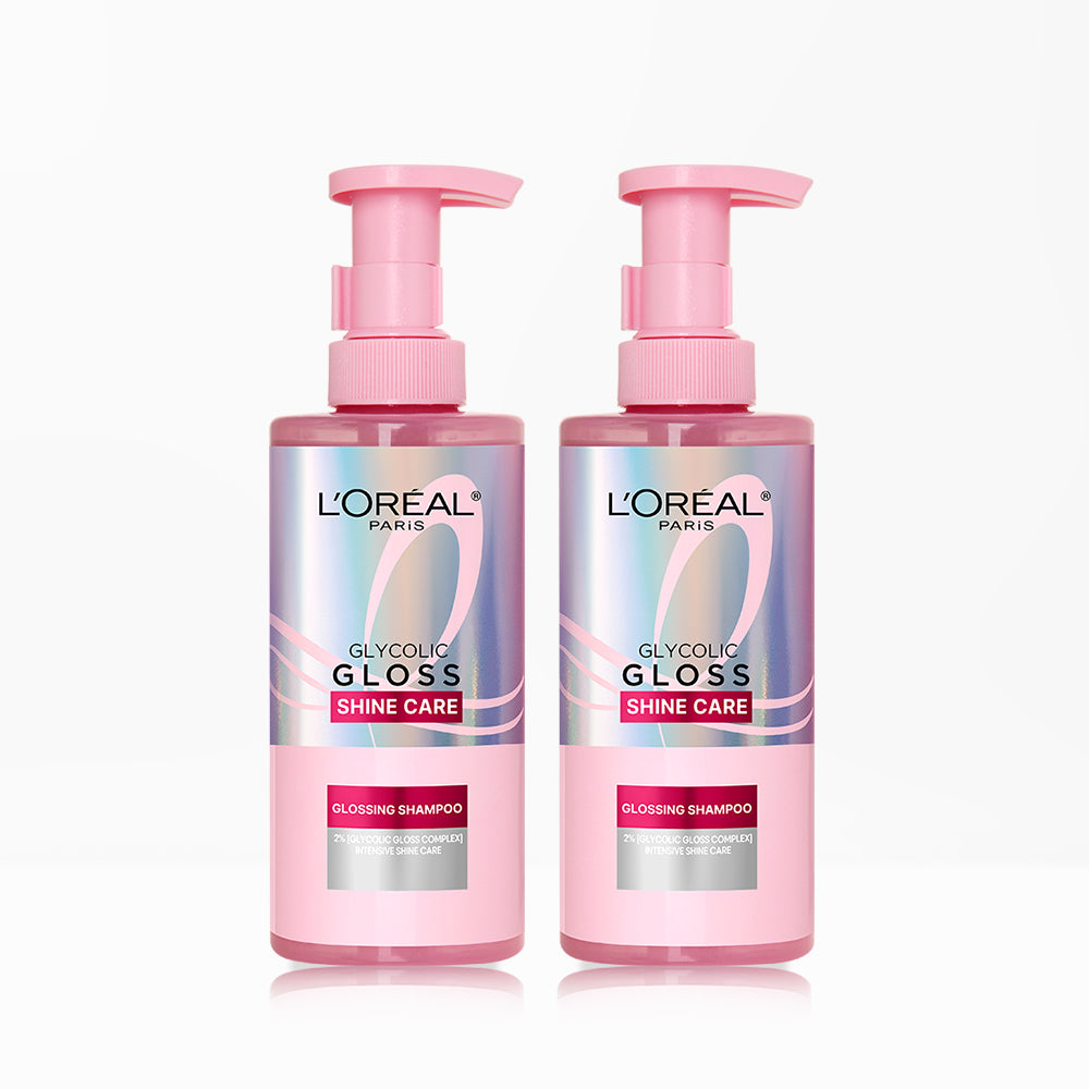 L'Oreal Paris NEW Glycolic Gloss Shampoo 440ml (2 Pack)