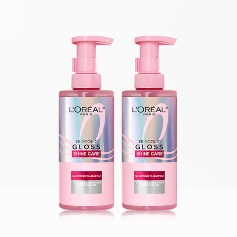 L'Oreal Paris NEW Glycolic Gloss Shampoo 440ml (2 Pack)