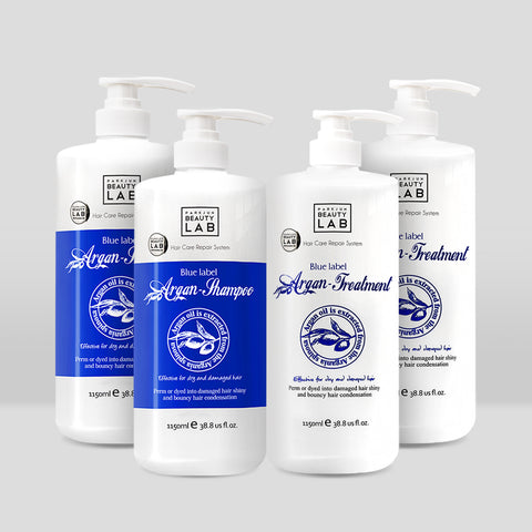 ParkJun Beauty Lab Blue Label Argan Shampoo & Treatment Set 1150ml (2 Shampoos + 2 Treatments)