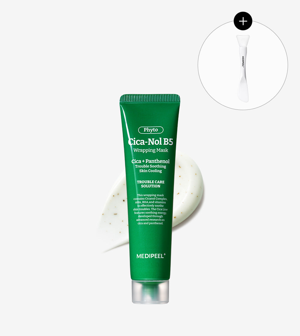 Medipeel Phyto Cica-Nol B5 Calming Vegan Wrapping Mask 70ml + Dual Brush