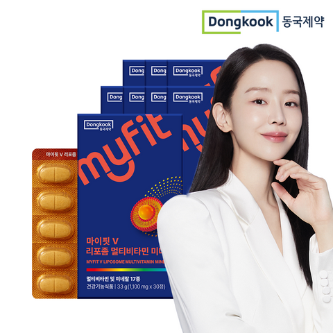 DongKook MyFit V Liposome Multivitamin & Mineral 17 30 Tablets (8 Pack)