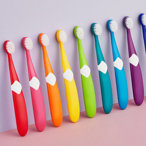 Clio Pump Pop Soft Ultra-Fine Bristles Kids Toothbrush Stage 2 - 10 Pack