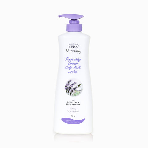 Leivy Lavender Body Lotion 750ml + Body Scrub 400g 2-Piece Set