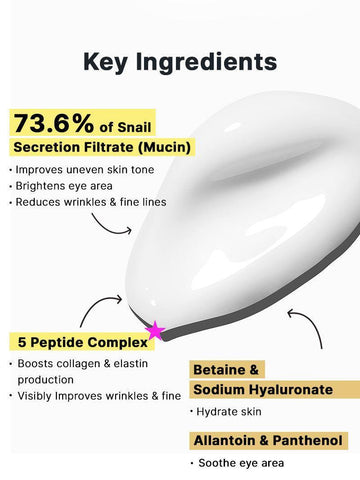 Soonsu Beauty Advanced Snail Peptide Eye Cream front view