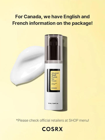 Soonsu Beauty Advanced Snail Peptide Eye Cream front view