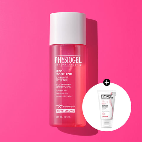 Physiogel Red Soothing AI Repair Essence 200ml + Repair Cream 30ml