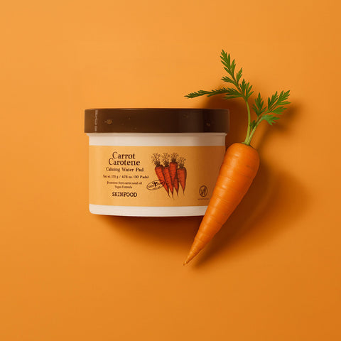 Skinfood Carrot Carotene Calming Water Pad 30P MINI + Pad Refill