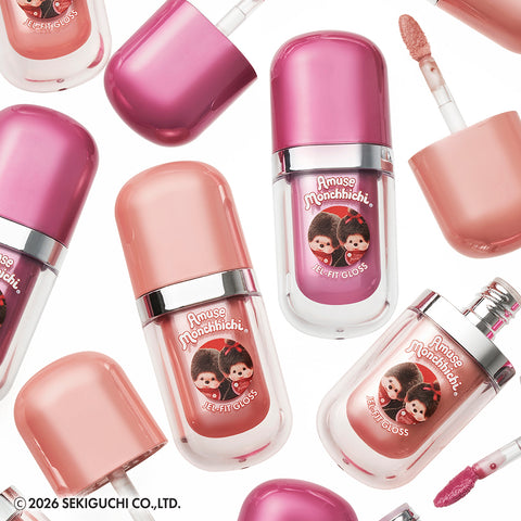 Amuse Gel Fit Gloss 3.8g (Monchhichi Limited Edition)