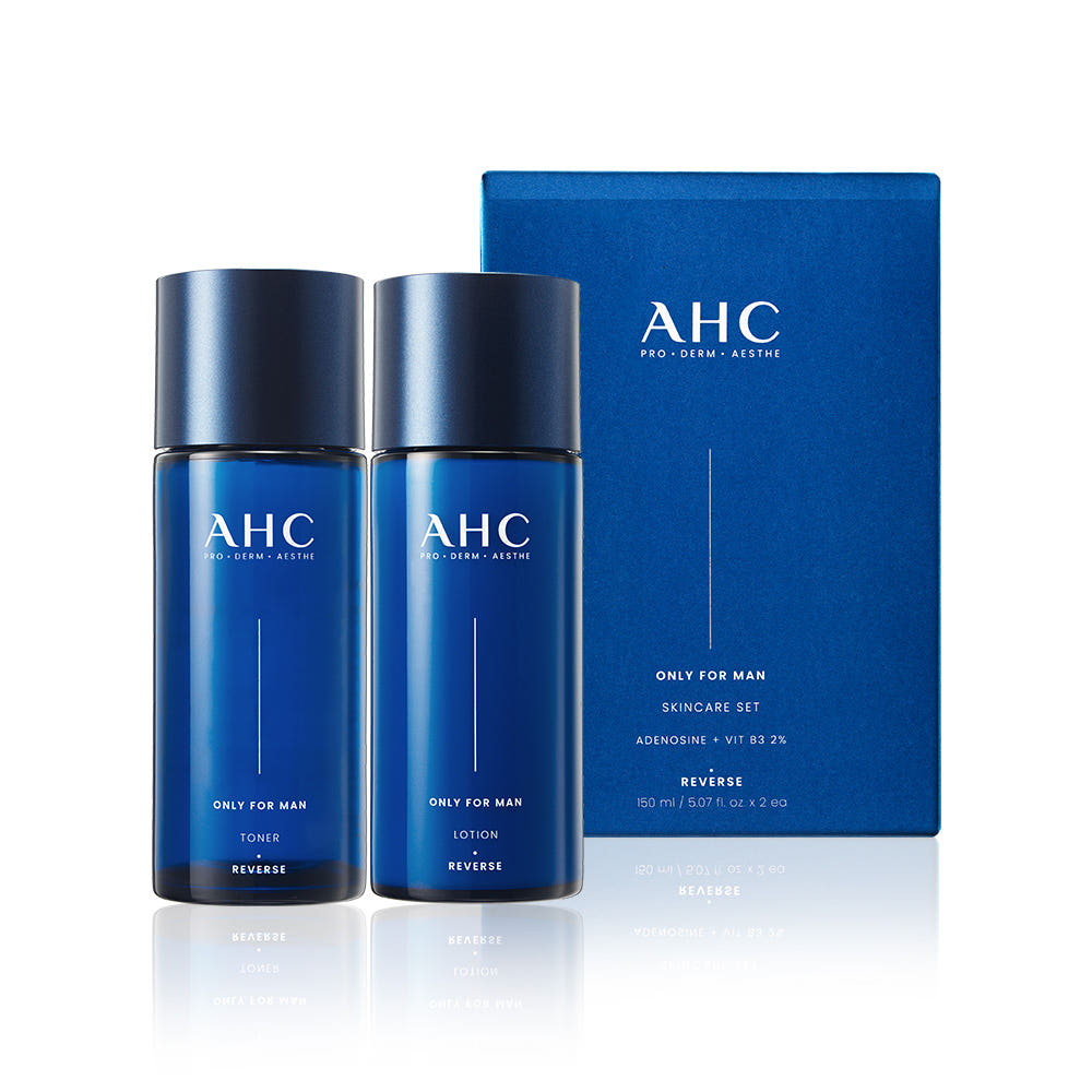 AHC Only For Man Skincare 2P Set (Toner/Lotion)